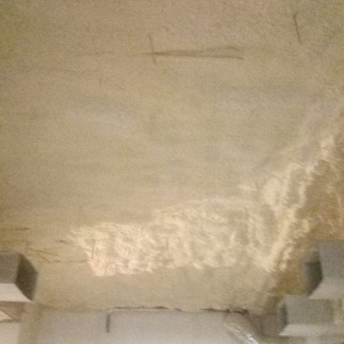 Шумоизоляция потолка в ресторане, фото 2 после напыления